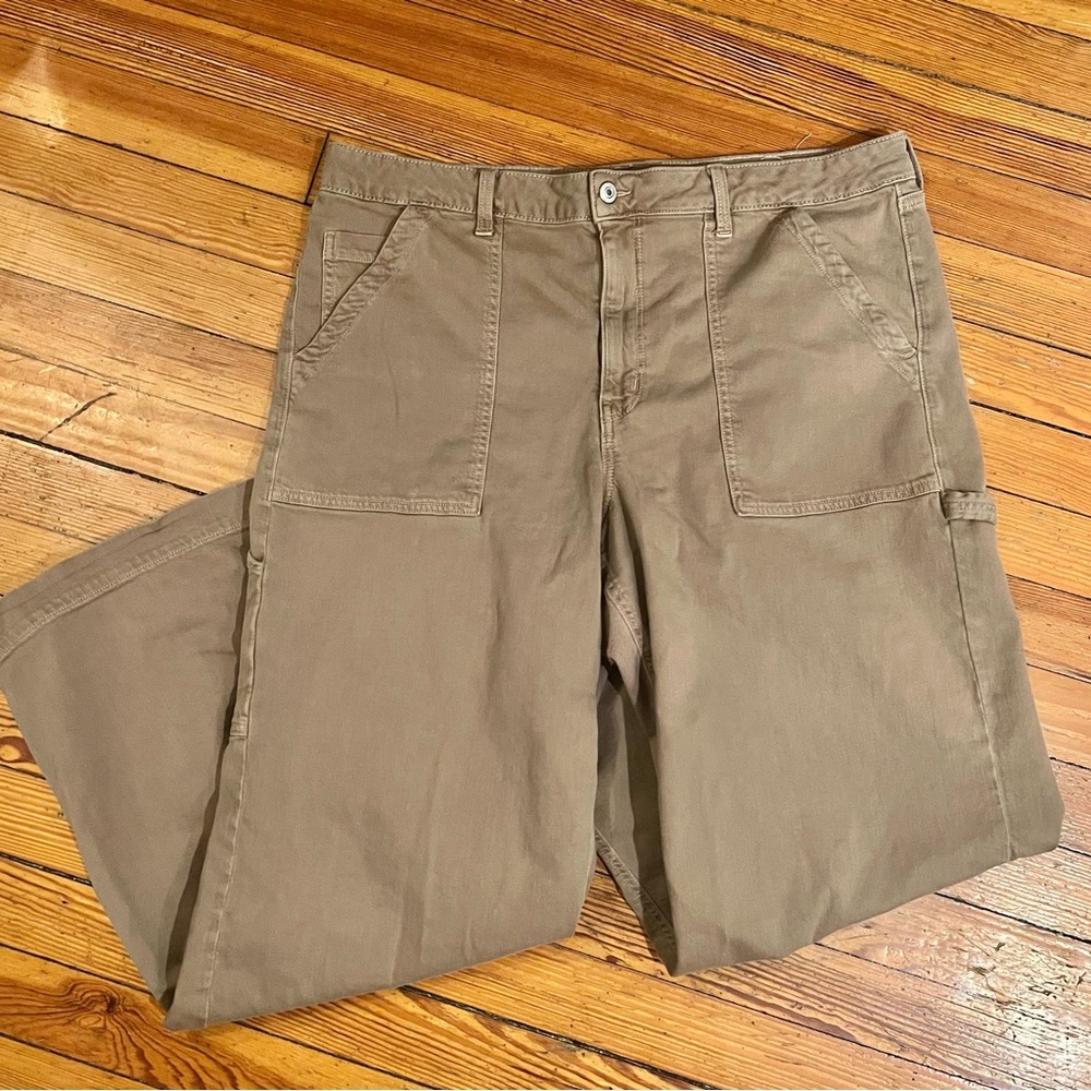 American Eagle Outfitters Dreamy Drape Super High-Waisted Wide-Leg Baggy Pant